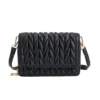 New Arrivals Melie Bianco Giselle Quilted Vegan Crossbody Bag In Black