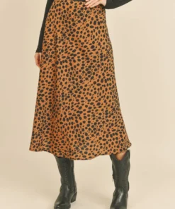If She Loves New Arrivals Animal Print Slip Skirt