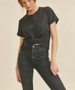 If She Loves Twisted Knot T-Shirt New Arrivals