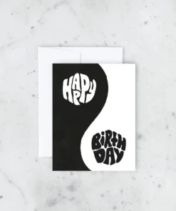 Idlewild Co Yin Yang Birthday Greeting New Arrivals