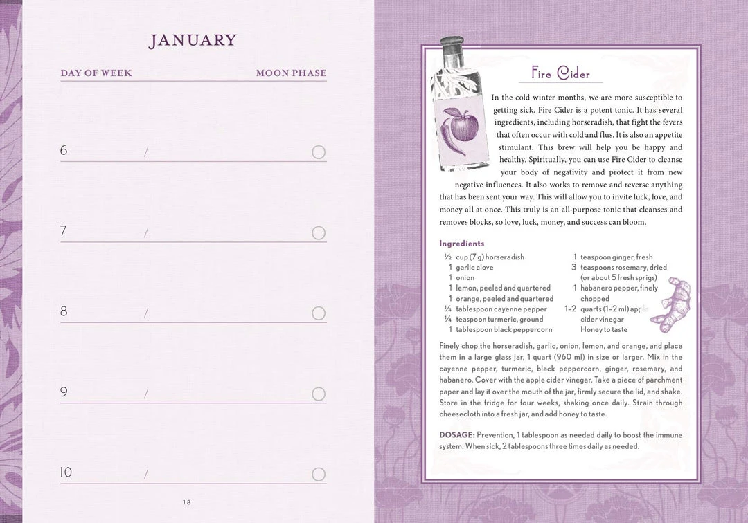 Sterling The Good Witch's Perpetual Planner 9 Sterling The Good Witch's Perpetual Planner