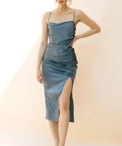 Storia Satin Bodycon Dress