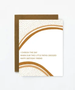 Quiet Lines Paths Crossed Greeting New Arrivals