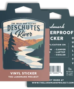 The Landmark Project New Arrivals Deschutes River Sticker