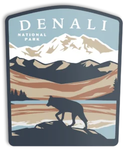 The Landmark Project Denali National Park Sticker