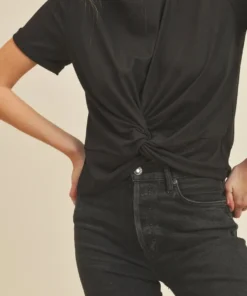 If She Loves Twisted Knot T-Shirt New Arrivals