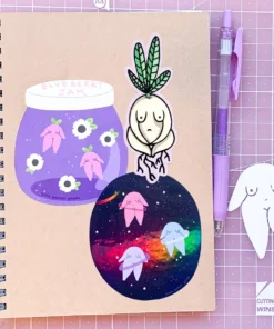 Little Woman Goods Space Holographic Vinyl Sticker New Arrivals