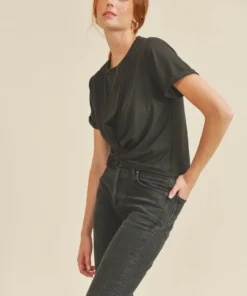 If She Loves Twisted Knot T-Shirt New Arrivals