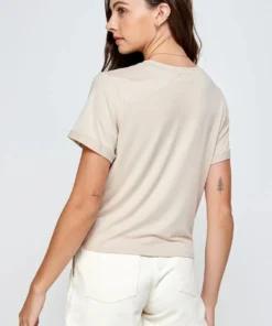 If She Loves Twisted Knot T-Shirt New Arrivals