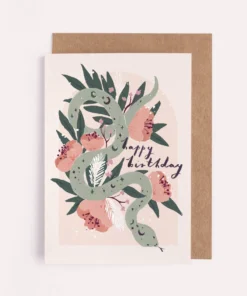 Sister Paper Co. Mystical Snake Birthday Greeting New Arrivals