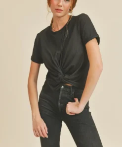 If She Loves Twisted Knot T-Shirt New Arrivals