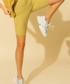 Hyfve Womens High Waist Side Pocket Short 9"