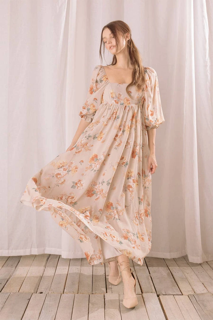 Storia Roses Maxi Dress Womens 8 Storia Roses Maxi Dress Womens