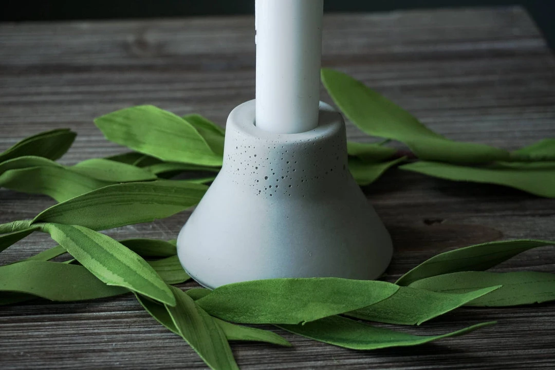 Concrete And Copper Co Modern Taper Candle Holder New Arrivals 6 Concrete And Copper Co Modern Taper Candle Holder New Arrivals