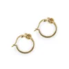 Human Design Shop New Arrivals Promise Knot Hoop Earrings
