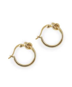 Human Design Shop New Arrivals Promise Knot Hoop Earrings