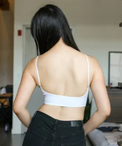 Leto Womens Low Back Bralette