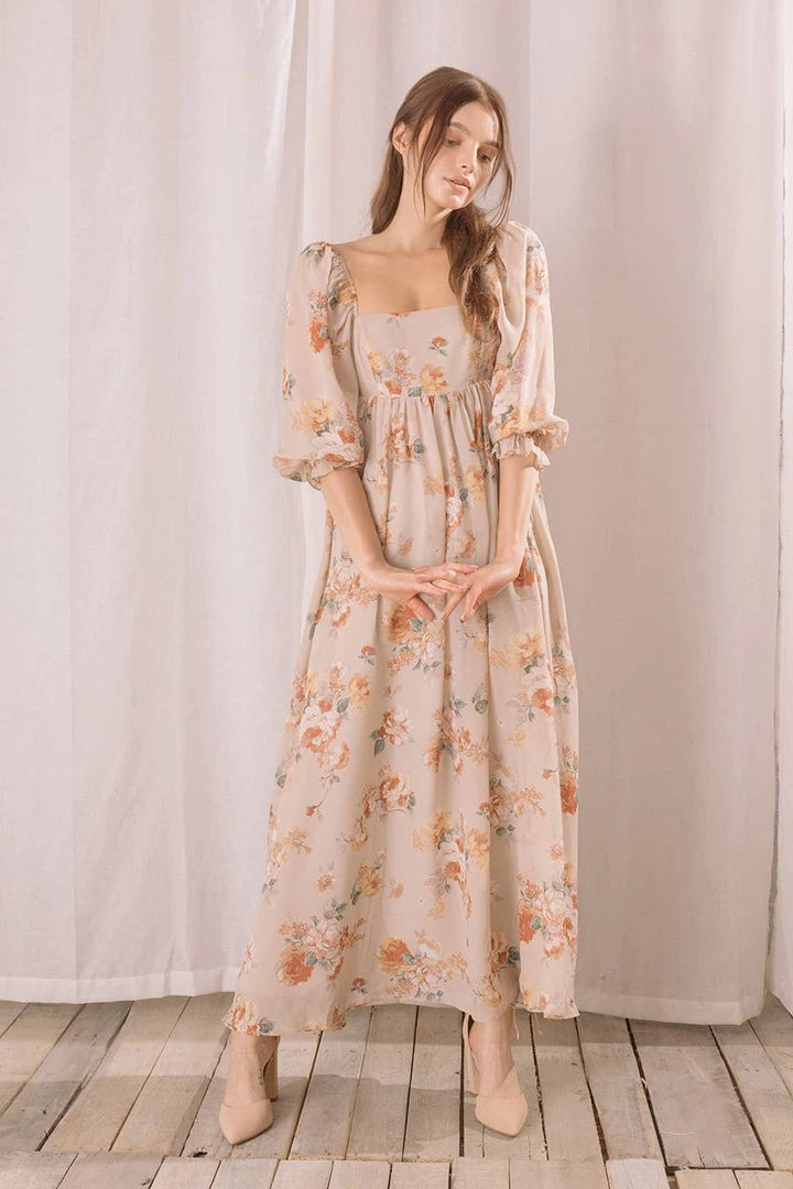 Storia Roses Maxi Dress Womens 6 Storia Roses Maxi Dress Womens