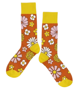 Talking Out Of Turn Flower Power Socks