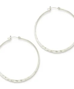 Amano Studio Silver Hammered Hoops New Arrivals
