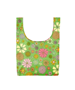 Talking Out Of Turn Groovy Green Reusable Tote