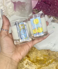 Lunastry New Arrivals The Moon Tarot Votive Candle
