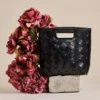 New Arrivals Melie Bianco Robbie Top Handle Bag In Black