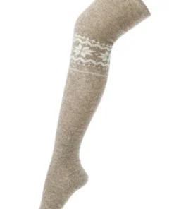 Girly New Arrivals Over The Knee Fair Isle Socks