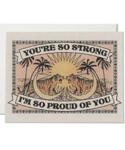 Red Cap Cards New Arrivals You're So Strong Greeting