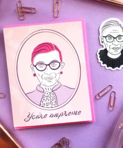 Boss Dotty Paper You're Supreme Ruth Bader Ginsburg Greeting