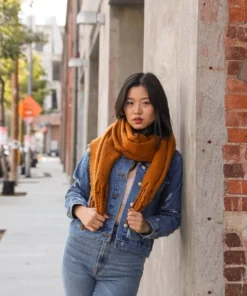 Leto Mohair Blanket Scarf