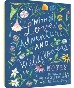 Chronicle Books Katie Daisy With Love, Adventure, And Wildflowers Note Cards Set New Arrivals