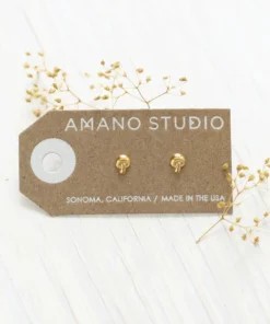 Amano Studio Tiny Mushroom Stud Earrings New Arrivals