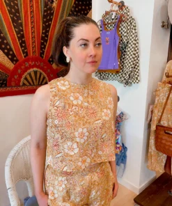 Maelu Designs New Arrivals Maelu Harlowe Crop Top