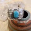Thunderbird Blackgoat Turquoise Cuff New Arrivals