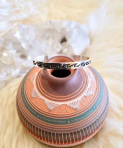 Thunderbird Engraved Sterling Bracelet