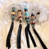 Thunderbird Bead And Fringe Leather Keychain New Arrivals 2 Thunderbird Bead And Fringe Leather Keychain New Arrivals