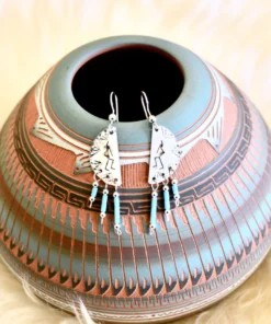 Thunderbird Kokopelli Heishi Earrings New Arrivals