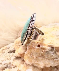Thunderbird New Arrivals Pale Turquoise Ring