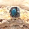 Thunderbird New Arrivals Turquoise Ghost Town Ring