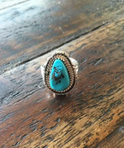 Thunderbird Sleeping Beauty Turquoise Ring New Arrivals