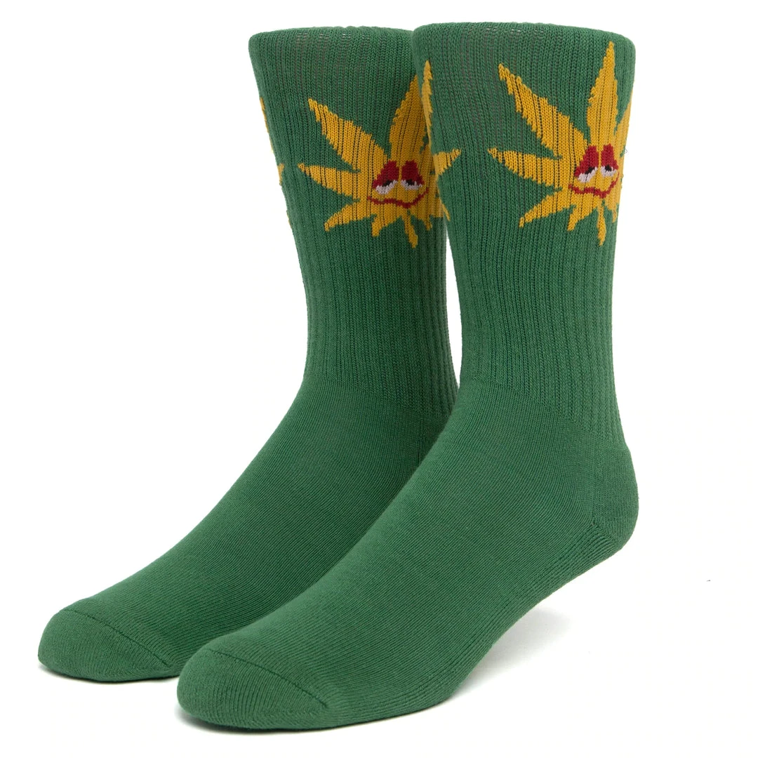 Huf Worldwide New Arrivals Huf Green Buddy Spotlight Sock 3 Huf Worldwide New Arrivals Huf Green Buddy Spotlight Sock