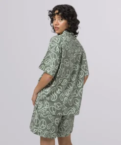 Huf Worldwide Huf Groovy Zip Work Shirt Womens