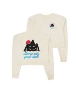 Parks Project Happy Mountain Cropped Sweatshirt New Arrivals