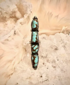 Thunderbird #8 Turquoise Long Ring New Arrivals