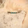 Thunderbird New Arrivals Turquoise Feather Bracelet