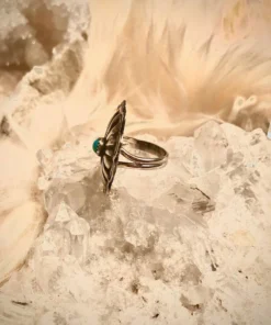 Thunderbird Concho Turquoise Ring New Arrivals