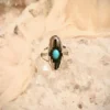 Thunderbird New Arrivals Shadowbox Turquoise Ring