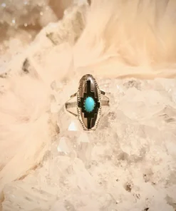 Thunderbird New Arrivals Shadowbox Turquoise Ring