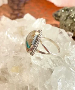 Thunderbird New Arrivals Boulder Turquoise Ring